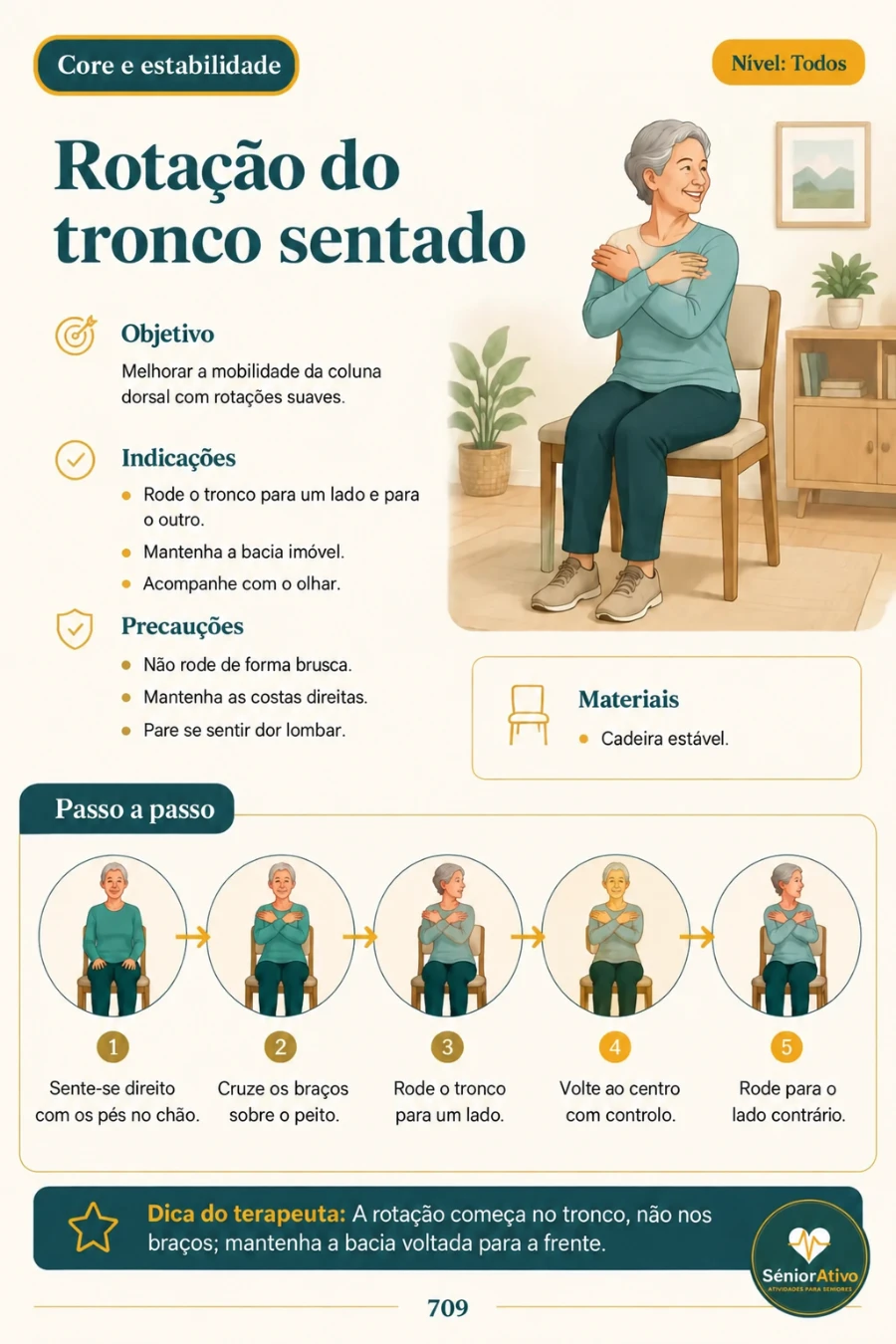 Ficha de exercício sem material